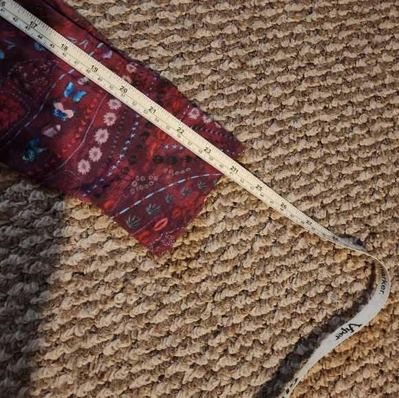 ZADIG & VOLTAIRE Psyche Remus Dress Red Floral Abstract Mini Women’s Size L - Picture 9 of 12